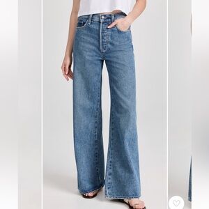 Favorite Daughter Blue Flare Jeans